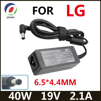 Adaptador de 19V 2.1A 6,5*4,4 MM para LG 24 pulgadas LED LCD Monitor AP16B-A LCAP26B-E ADS-45FSN-19 19040GPCU cable de alimentación del cargador