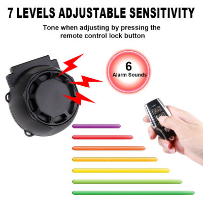 Alarma antirrobo para motocicleta, Cargador USB tipo C, alarma antirrobo, Metal antiinterferencias, resistente al agua, sonido de 120dB