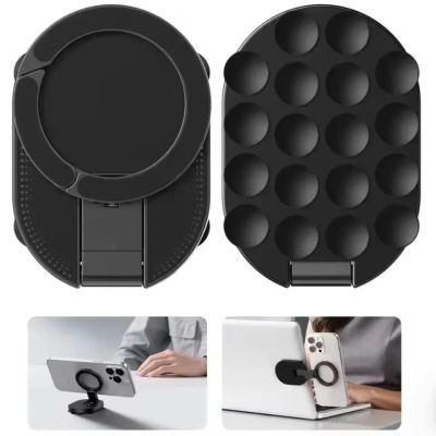 Soporte Magnético para Teléfono con Ventosa, Plegable, Universal, 360° ° Soporte Giratorio para Teléfono de Escritorio con Succión para Ventanas de Vidrio y Espejos de Smartphones
