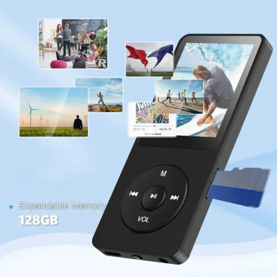 Reproductor MP3 Bluetooth 5.4 Tipo-C de 1.8 Pulgadas con Altavoz Integrado, Música Hi-Fi sin Pérdidas, Radio FM, Función de Grabación y Libro Electrónico