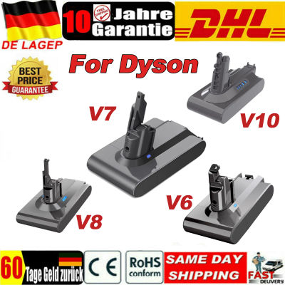 Batería Powtree 6.0Ah/8.0Ah para Dyson V6 V7 Series V8 V10 batería de repuesto para aspiradora Dyson SV12 DC62 SV11 SV10