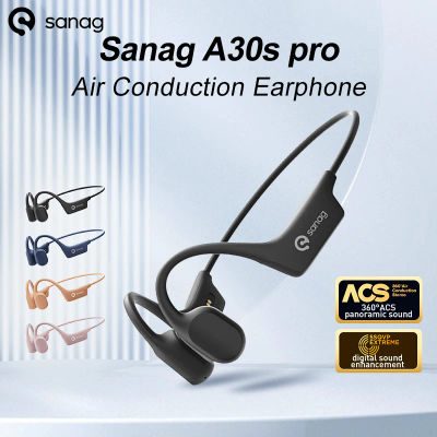 Sanag A30S Pro Conucción de aire Auricular inalámbrico Bluetooth 5.3 Auricular abierto 360 ° Auriculares con sonido panorámico Auriculares impermeables IPX7