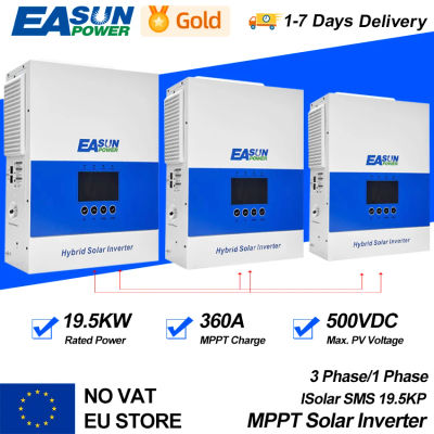 Inversor Solar Híbrido EASUN de 19.5KW, 60 a 500VDC, Cargador de Alta Tensión, Trifásico, 380v, Conexión a Red, Paralelo, MPPT, con WIFI y BMS