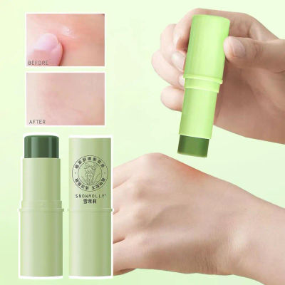 Repelente de Mosquitos Calmante y Previene Picaduras de Mosquitos en Verano, Ungüento Herbal Calmante en Barra con Extracto de Planta Snowmolly