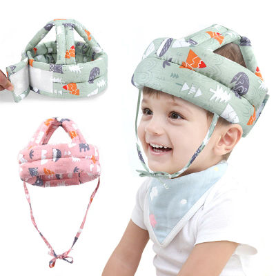 Gorros ajustables de seguridad y protección para la cabeza, gorros suaves y cómodos para bebés pequeños, gorro protector anticolisión, casco de seguridad para bebés