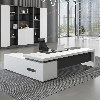 Organizador de Escritorio, Gabinete de Pared, Cajón Blanco, Mesa de Trabajo, Caja de Cables Personalizada para Computadora, Muebles de Oficina