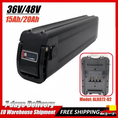 Batería de Litio Recargable 18650 de 48V 36V 20Ah 15Ah con BMS Integrado para Kit de Motor Bafang Silverfish de 250W-750W con Cargador