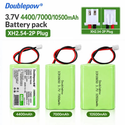 Batería de Litio Doublepow 3.7V 18650, Paquete de Baterías Recargables de 4400, 6000, 10500mAh para Pesca, Luz LED, Altavoz Bluetooth, Coche RC