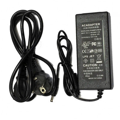 Fuente Alimentacion 12v 5a Conector 5,5mm Para Tiras De Leds , Y Monitores Lcd,Led De Diversas Marca
