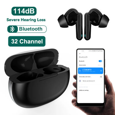 Audífonos Bluetooth de Última Generación, Audífonos Digitales de 32 Canales, Amplificador de Sonido Claro con Cancelación de Ruido