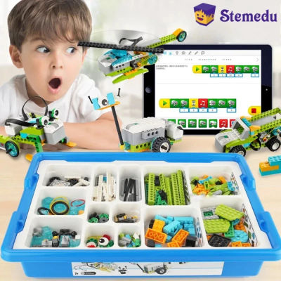 WeDo 2,0 Core Set Robot de programación STEAM 45300 bloques de construcción electrónicos DIY juguetes educativos regalo para chico sin caja de almacenamiento