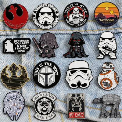 Pins de esmalte vintage, insignia de robot genial, pin de solapa de película de ciencia ficción para vaqueros, pin de dibujos animados lindo para mochilas, regalo coleccionable para fans