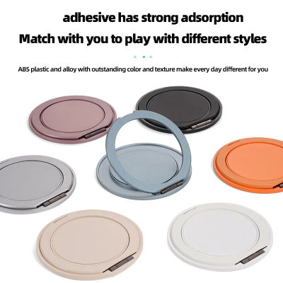 Soporte giratorio portátil multifuncional para teléfono, funda para teléfono móvil, pegatina trasera, soporte para anillo de dedo, soporte de escritorio Universal
