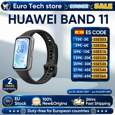 Reloj inteligente Huawei Band 11 AMOLED de 1,62 pulgadas 5ATM Frecuencia cardíaca SpO₂ Bluetooth 6.0 Android e iOS