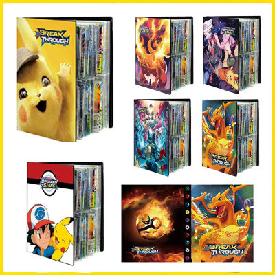 Álbum para 240 Tarjetas Pokémon, Libro de Colección de Tarjetas de Anime con Charizard, VMAX, GX, EX, Carpeta de Colección, Juguete Genial para Niños, Regalo
