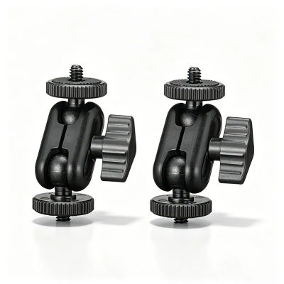Brazo Mágico de Doble Rótula para GoPro, Insta360, DJI, DSLR, Monitor, Luz de Video, Micrófono, Trípode, Montura de Tornillo de 1/4, Accesorios para Cámaras de Acción