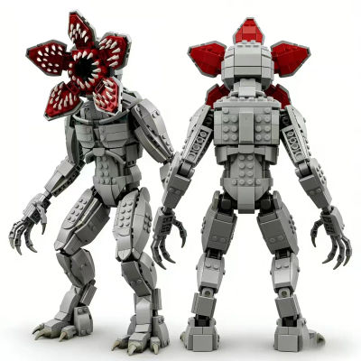 Hot TV planta carnívora diablo gigante Demogorgon Vecna modelo bloques de construcción ladrillos juguetes de construcción para niños regalos de Halloween
