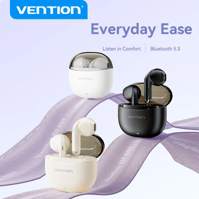Auriculares inalámbricos Vention Bluetooth 5,3 ENC basados en Al controles táctiles inteligentes pequeños y ligeros TWS auriculares inalámbricos Bluetooth Elf E07