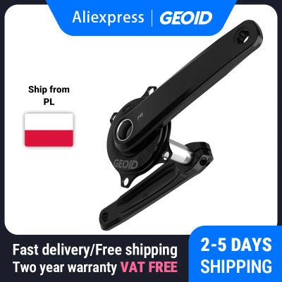 Medidor de Potencia para Bicicleta de Carretera GEOID PM500, 110BCD, 4 Pernos, Eje de 24 mm, Compatible con ANT+ y Bluetooth, Compatible con Shimano