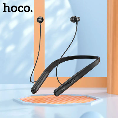 HOCO-auriculares inalámbricos con banda para el cuello, cómodos, Bluetooth 5,4, altavoz de 14mm, Audio estéreo HiFi, deportivos, compatibles con teléfono inteligente