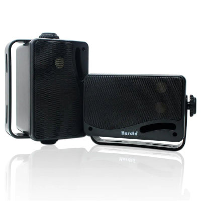 Herdio 3,5 "altavoces Bluetooth para exteriores impermeables 200W 3 vías actualización Premium altavoces de montaje en pared sonido fuerte montable duradero