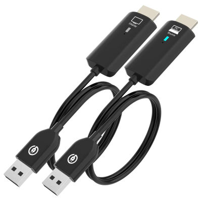 Nuevo Cable extensor HDMI inalámbrico de 30m, transmisor y receptor de Audio y vídeo, adaptador de pantalla para cámara, PC, Monitor de TV, proyector