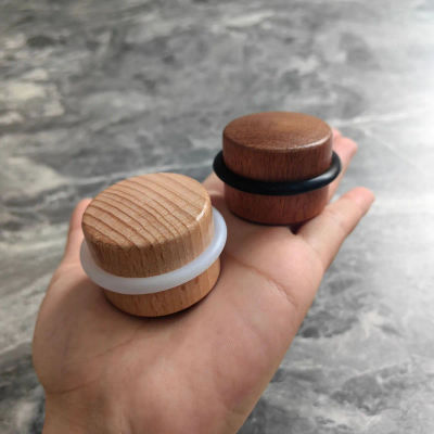 Tope de puerta autoadhesivo sin taladro, Tope de puerta de madera, diseño de anillo de silicona, Protector de muebles para el hogar y la Oficina, Dodgers duraderos
