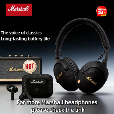 Audífonos Inalámbricos Marshall Estilo Vintage, Diseño Retro, Bluetooth 5.3, Sonido Estéreo HiFi, Plegables y Portátiles para Viajar