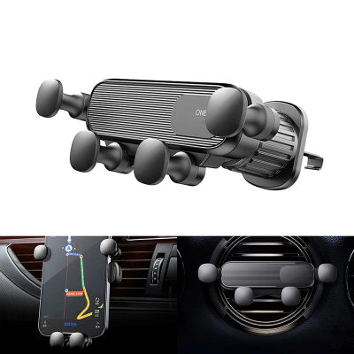 Soporte de teléfono de coche por gravedad para teléfono móvil de 4,7-7 pulgadas soporte de teléfono para salida de aire de coche soporte Universal a prueba de golpes GPS soporte para teléfono