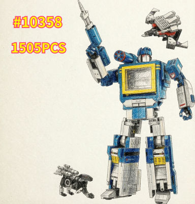 Juego de bloques de construcción de modelo de robot MOC, compatible con partículas Legoed, adecuado para regalos de cumpleaños, 1505 piezas
