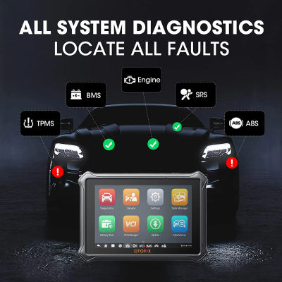 Herramienta de Diagnóstico Automotriz OTOFIX D1Lite Bluetooth, Escáner OBD2 Bidireccional, 2 Años de Actualización Gratuita, Prueba Activa