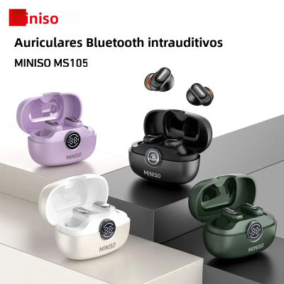 MINISO MS105 Auriculares Bluetooth Auriculares intrauditivos Auriculares suaves Auriculares inalámbricos Impermeables IPX5