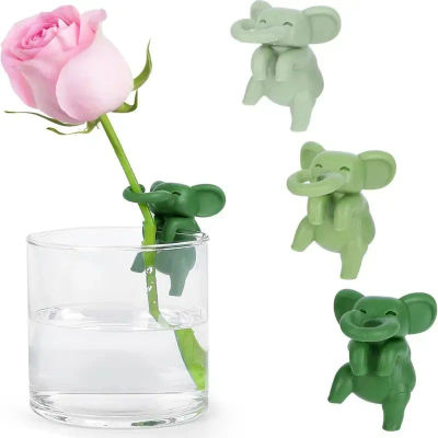 Amigo de propagación de plantas creativas: soporte de plástico de elefante 3D para recortes de plantas