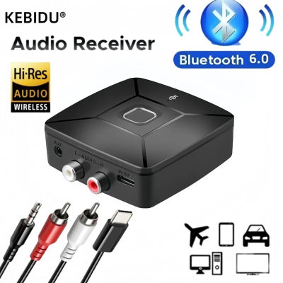 Receptor inalámbrico Bluetooth 6,0 SBC AAC Hi-Fi 3,5mm AUX Jack 2RCA RCA Audio adaptador de música para PC Kit de coche amplificador de altavoz