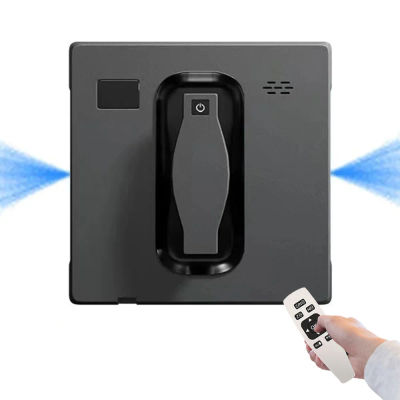 Robot Limpiacristales sin Escobillas de 220V y 800W, 2500-3200Pa de Fuerte Succión, Detección de Bordes, Recordatorio por Voz, Control Remoto por Aplicación Bluetooth, Pulverización de Agua Automática