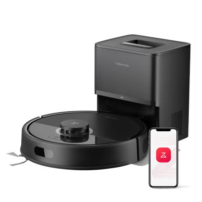 【Renovado】Robot Aspirador y Limpiador roborock Q7 L5+, 8000 Pa, Vaciado Automático, 3 Niveles de Agua, para Pelo de Mascotas/Alfombras, App