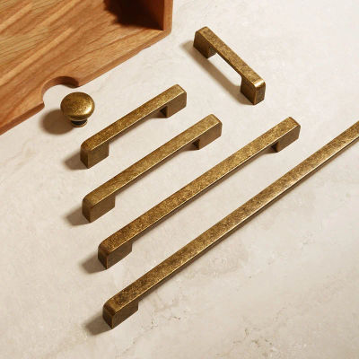 Tiradores de armario antiguos, herrajes para dormitorio, pomos de cajón sólidos Vintage para armario de cocina, tiradores de almacenamiento, tiradores de muebles