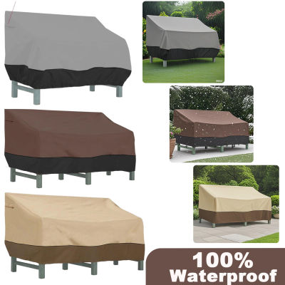 Funda Protectora para Muebles de Jardín 210D 100% Impermeable, Protector para Sofás, Bancos y Mesas de Patio, Cubierta Impermeable para Exteriores
