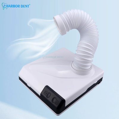 Aspirador Dental 60W con LED, Colector de Polvo, Extractor de Polvo para Laboratorio Dental, Máquina de Succión de Polvo para Pulido Dental, Herramientas para Dentistas