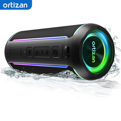 Ortizan X30 Altavoces Bluetooth portátiles Bass Boost 40W Potente altavoz inalámbrico IPX7 resistente al agua con batería de 6600mAh USB/TF/AUX