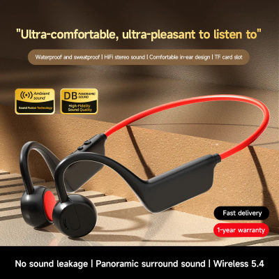 Auriculares de Conducción Ósea 2026, Bluetooth 5.4 con Micrófono, Impermeables, para Ejercicio, Fitness, Deportes, Inalámbricos, Nuevos