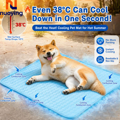 Alfombra Refrescante de Verano para Perros y Gatos, Lavable, para Cachorros y Perros Grandes, Colchón de Gel Frío, Manta Refrescante para Mascotas
