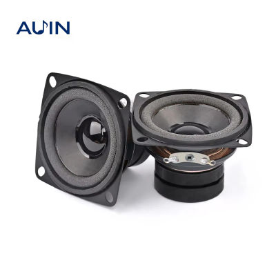 AUIN 2 Altavoces Portátiles de 2 Pulgadas, 4 Ohmios/8 Ohmios, 10W, Mini Altavoz de Rango Completo con Doble Imán, Altavoces Bluetooth DIY