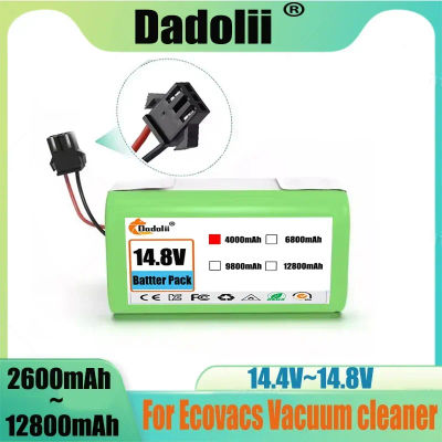 Nueva batería de iones de litio de 14,4 V y 12800mAh para Conga 990 1090 Tesvor X500 Ecovacs Deebot N79 N79S DN622 Eufy RoboVac 11 11S RoboVac 30