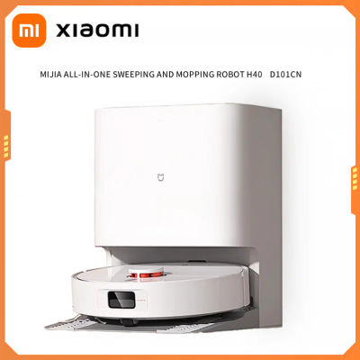 XIAOMI MIJIA-Robot aspirador H40, barrido doméstico inteligente, fregado rotativo de alta velocidad, succión ciclónica de 6000PA, láser LDS