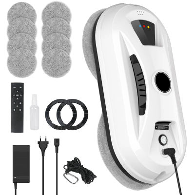 Robot inteligente para limpieza de ventanas, Robot de limpieza de vidrio con Control remoto, 5600Pa, para ventanas, azulejos, puertas de vidrio, paredes planas