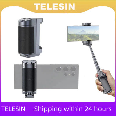 TELESIN-mango de Selfie multifunción para cámara de teléfono, soporte para teléfono Bluetooth, palo de Selfie extensible, obturador remoto desmontable