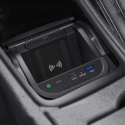Cargador inalámbrico para teléfono móvil, placa de carga, soporte de carga para Mercedes Benz W176 X156 C177 GLA CLA 2014-2018