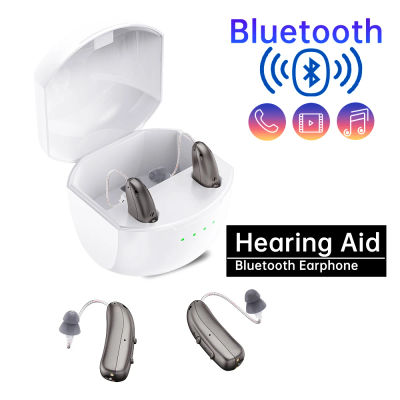 Audífonos recargables para sordos, audífono Bluetooth de alta potencia, amplificador de sonido Digital de 10 canales, cancelación de ruido