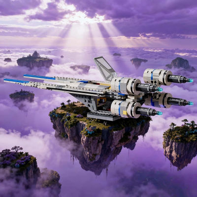 594 piezas 2026 Nuevo robot de construcción MOC, modelo de robot de combate espacial blanco, juguete de ensamblaje de ladrillos, regalo para adultos, decoración del hogar